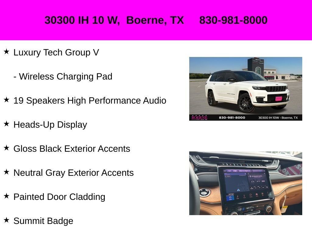 Used 2025 Jeep Grand Cherokee L Summit AWD/4WD image 35