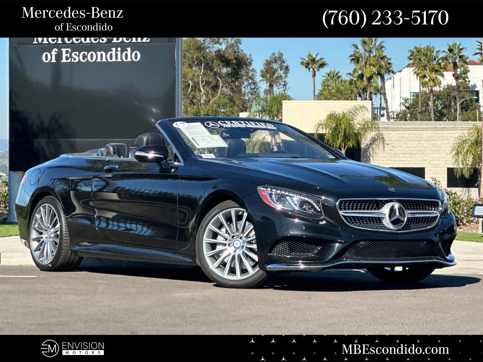 Used 2017 Mercedes-Benz S 550 Cabriolet