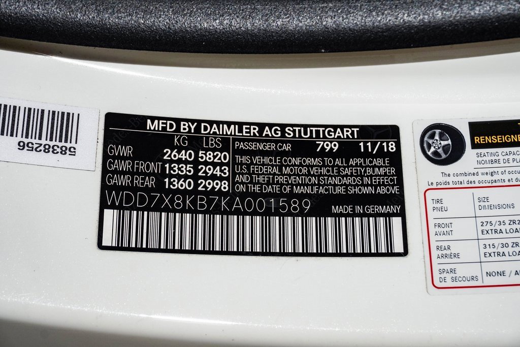 Used 2019 Mercedes-Benz AMG GT 63 S image 30