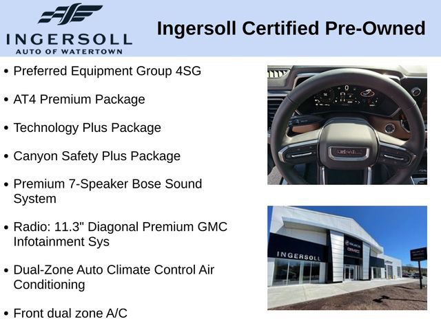 Used 2025 GMC Canyon AT4 w/ Technology Plus Package image 10