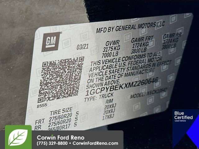 Used 2021 Chevrolet Silverado 1500 Custom w/ Rally Edition image 33