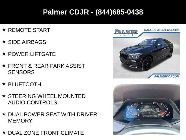 Used 2021 BMW X6 M50i w/ Premium Package AWD/4WD image 18
