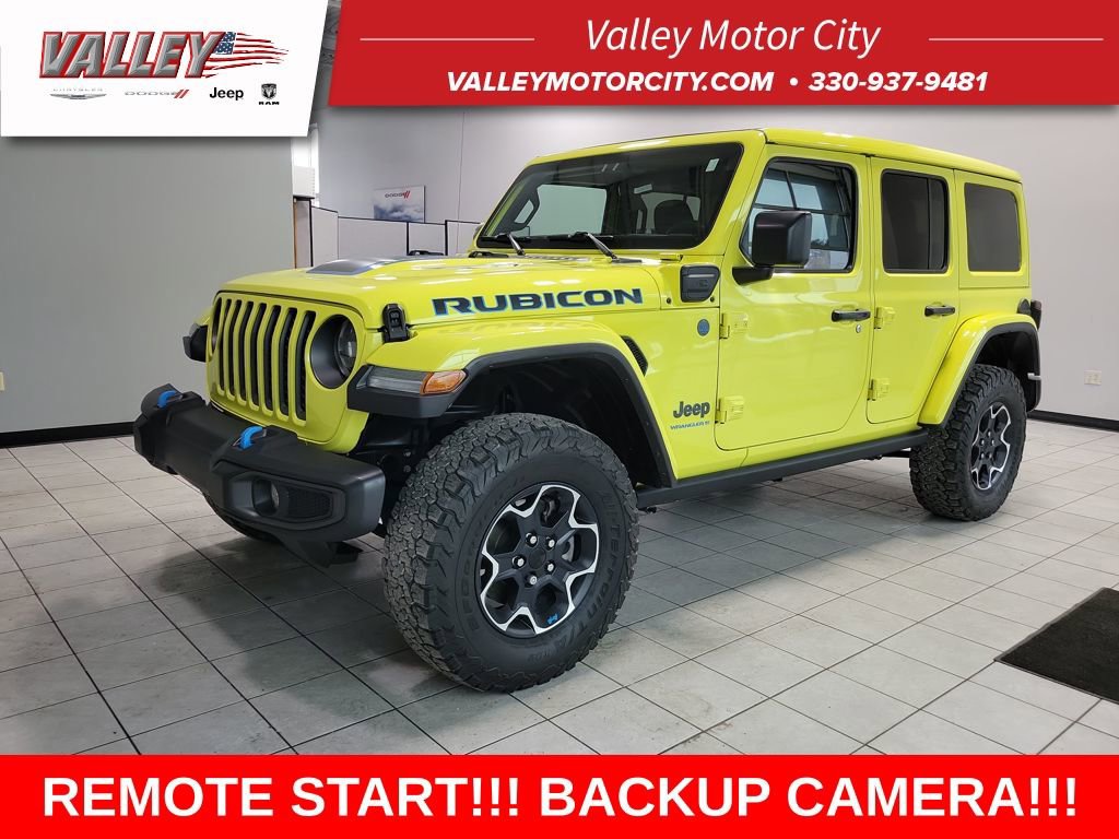 Used 2023 Jeep Wrangler Unlimited Rubicon 4xe w/ Cold Weather Group image 1