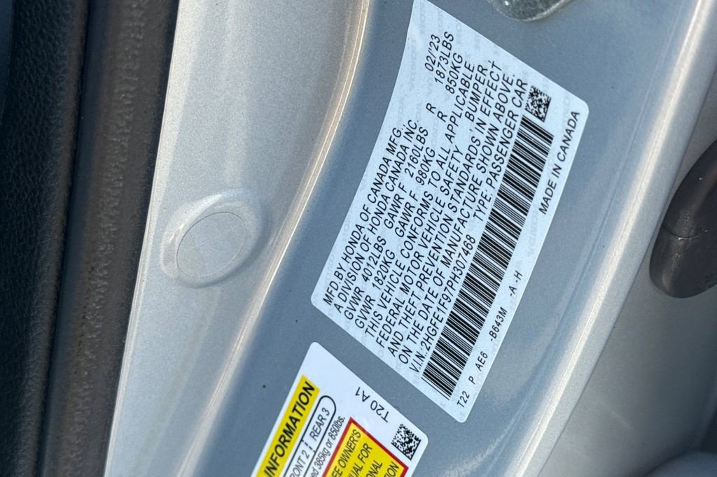Certified 2023 Honda Civic Touring image 29