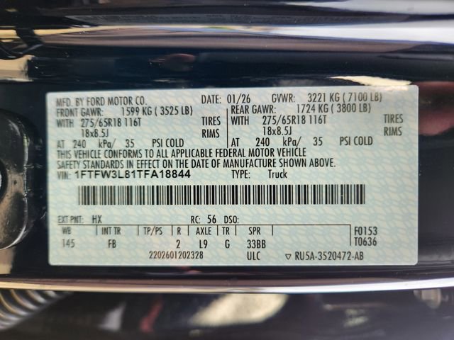 New 2026 Ford F150 XLT w/ Equipment Group 302A MID image 24