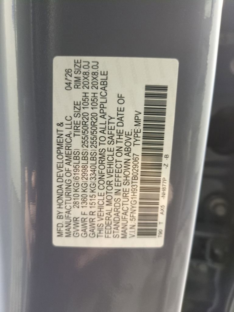 New 2026 Honda Pilot Black Edition image 29