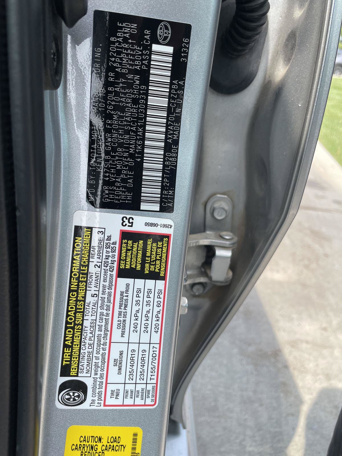 Used 2020 Toyota Camry XSE FWD image 30