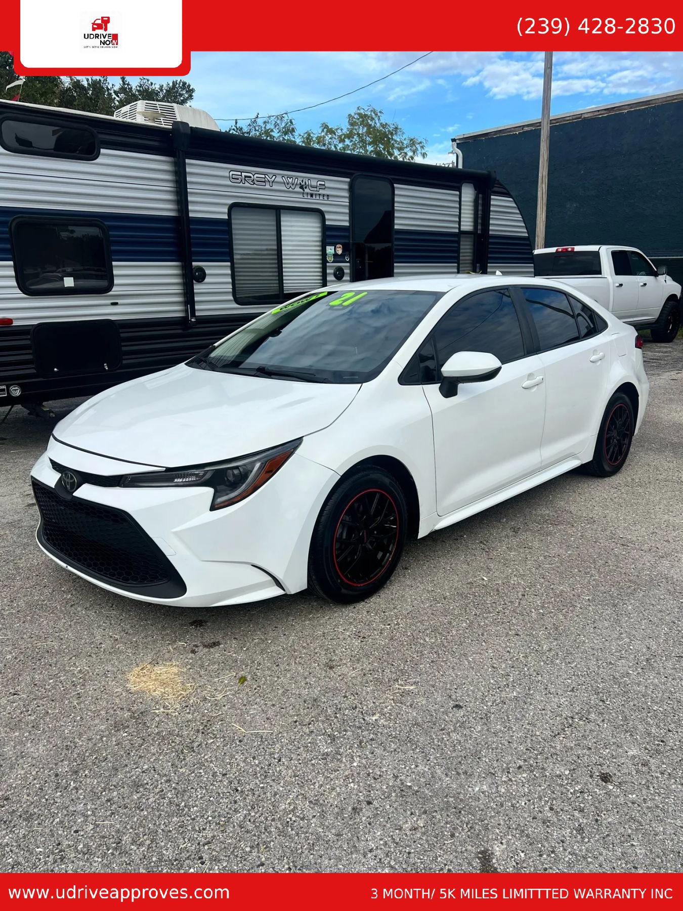 Used 2021 Toyota Corolla LE FWD image 1
