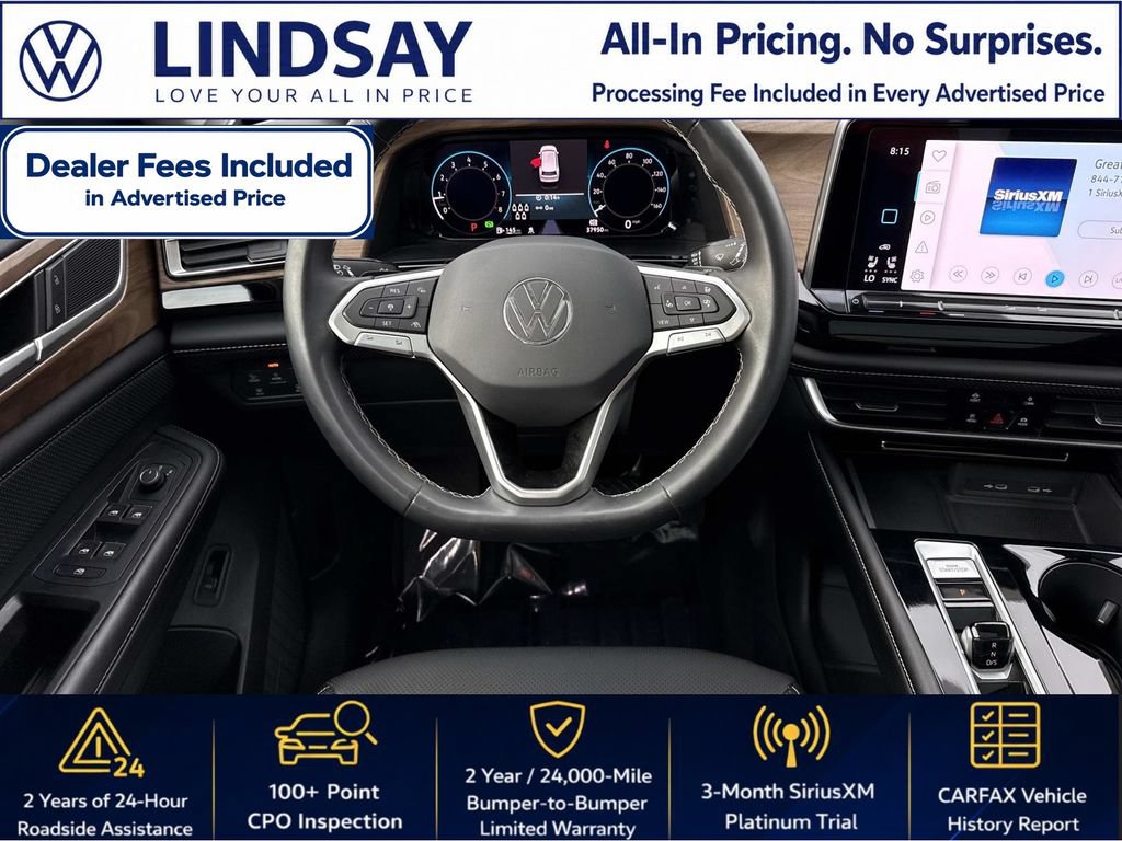 Used 2024 Volkswagen Atlas SE w/ Panoramic Sunroof Package AWD/4WD image 14