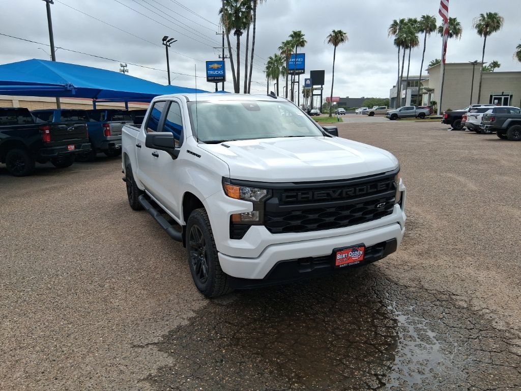 New 2026 Chevrolet Silverado 1500 Custom w/ Turbomax Blackout Package RWD image 1
