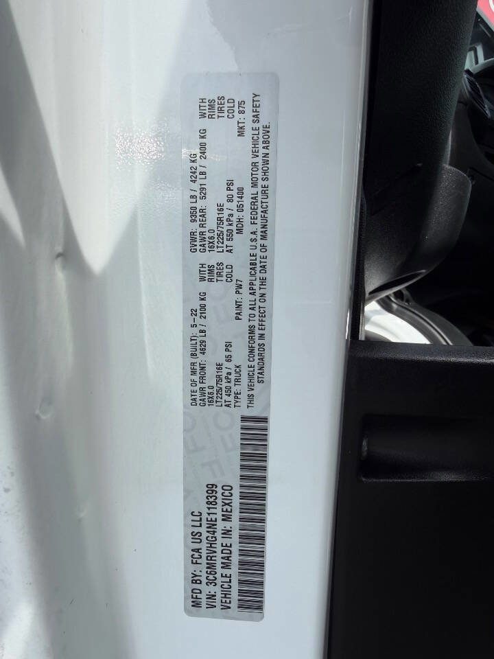 Used 2022 RAM ProMaster 3500 FWD image 29