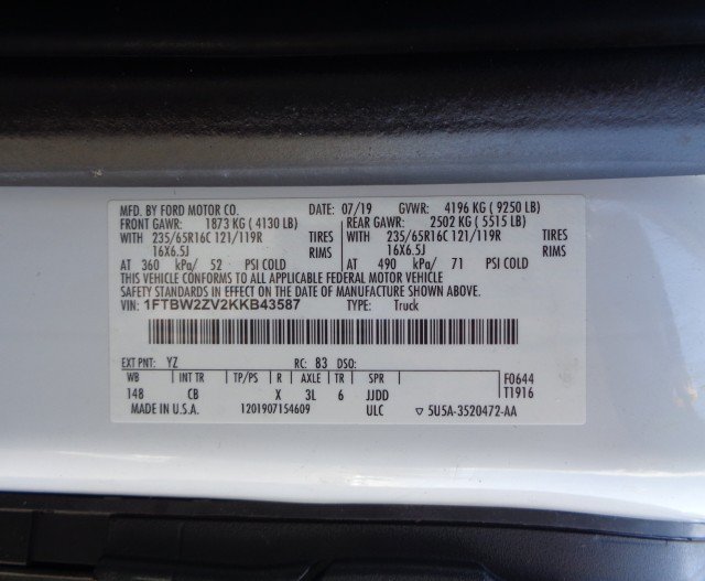 Used 2019 Ford Transit 350 148 Low Roof RWD image 22