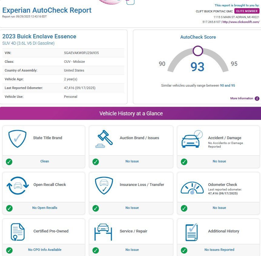 Used 2023 Buick Enclave Essence image 3