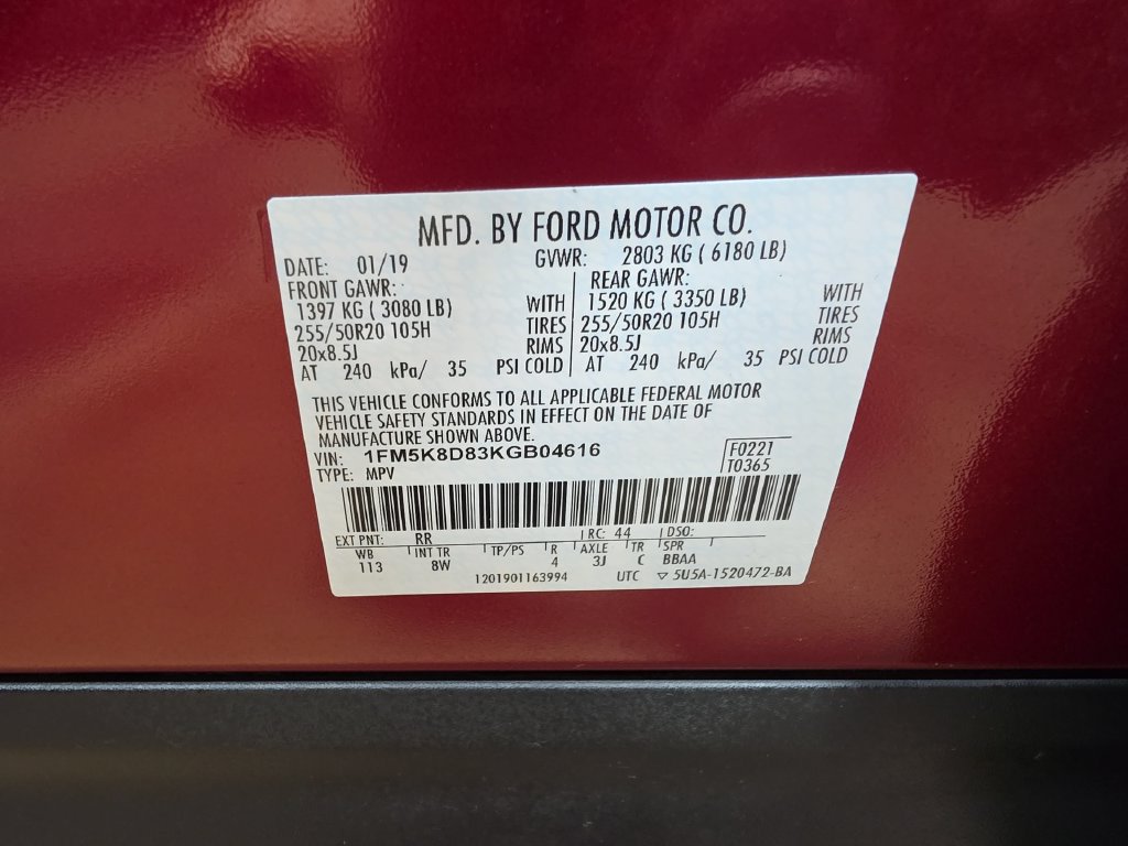 Used 2019 Ford Explorer XLT w/ Equipment Group 201A AWD/4WD image 27