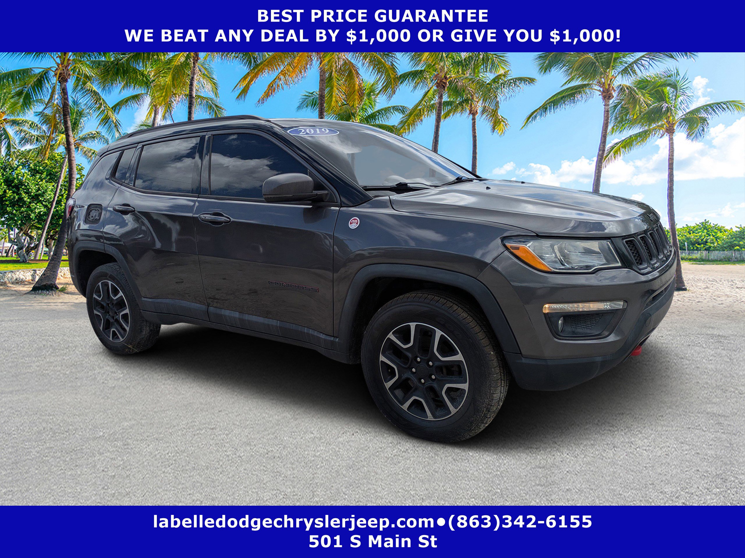Used 2019 Jeep Compass Trailhawk AWD/4WD image 1