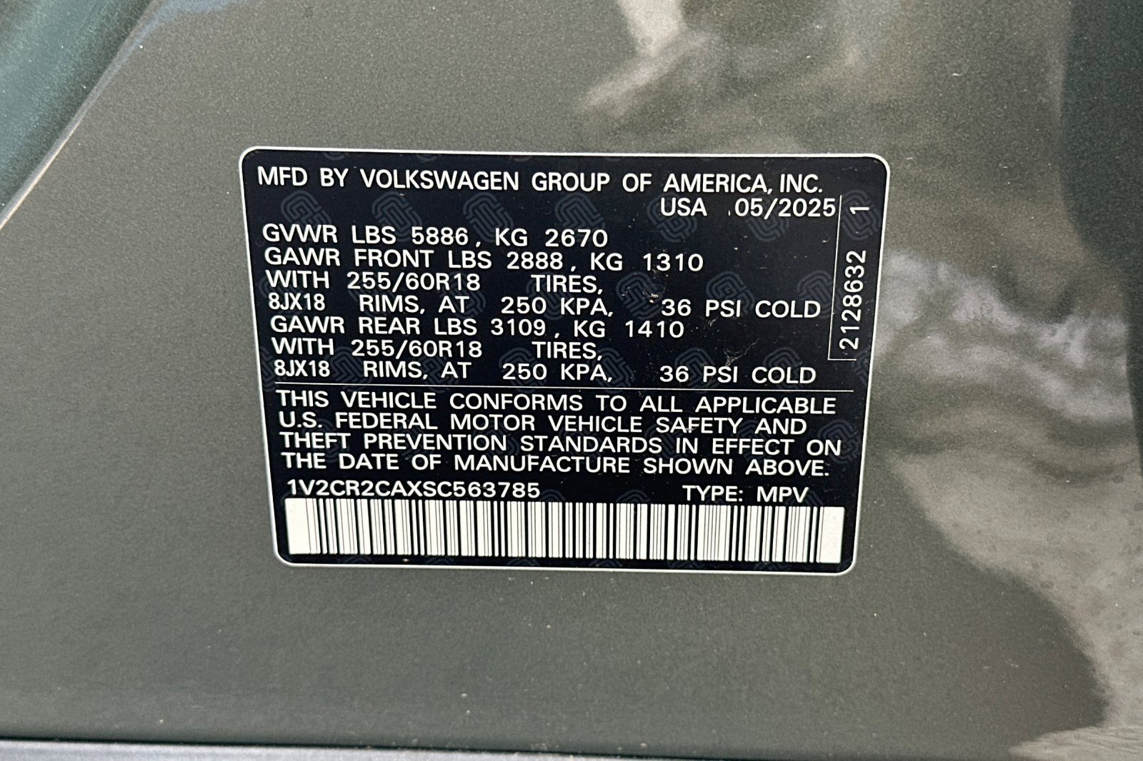 New 2025 Volkswagen Atlas Peak Edition SE image 25