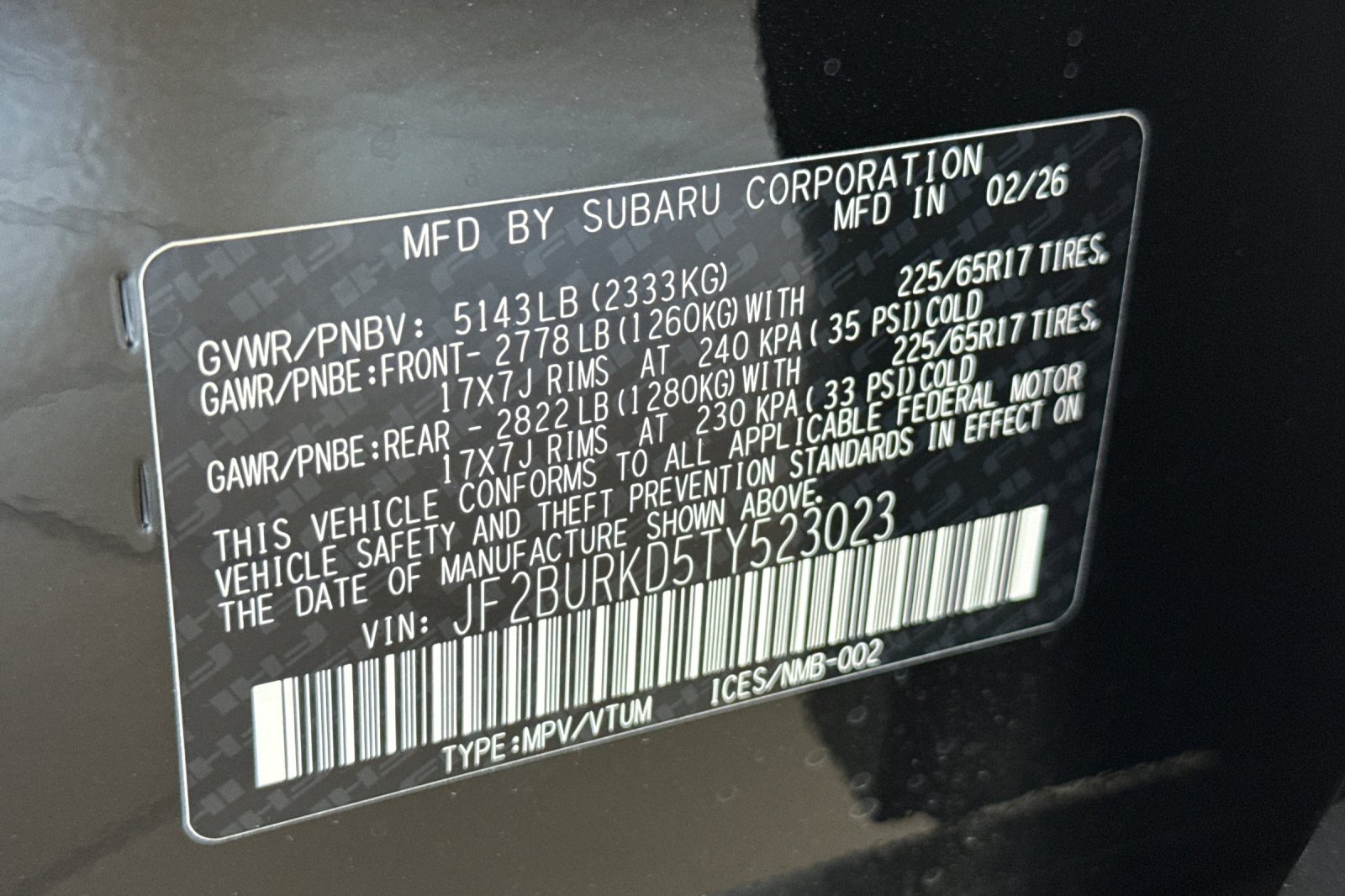 New 2026 Subaru Outback Wilderness AWD/4WD image 27