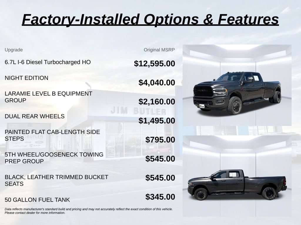 Used 2024 RAM 3500 Laramie w/ Night Edition AWD/4WD image 3