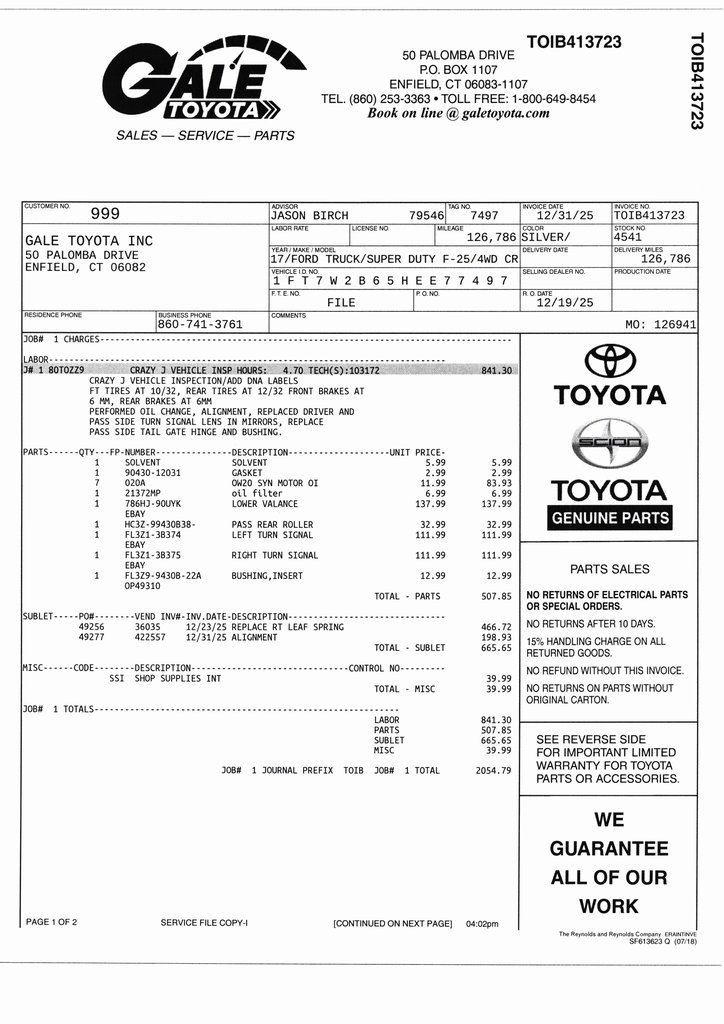 Used 2017 Ford F250 Lariat w/ Lariat Value Package image 10