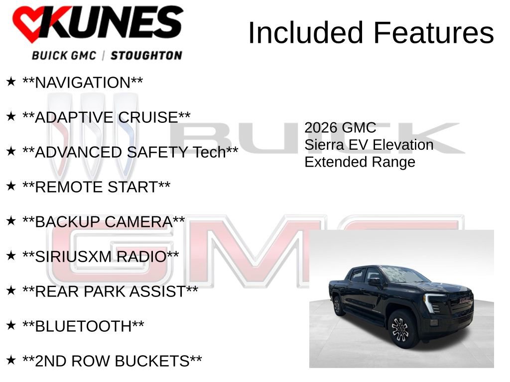 New 2026 GMC Sierra EV Elevation image 2