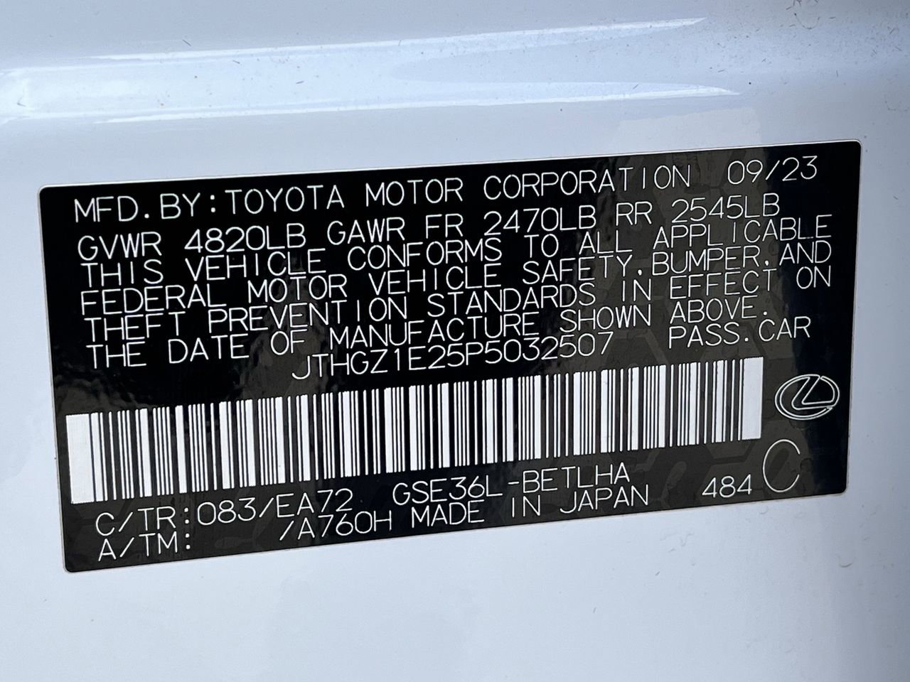 Used 2023 Lexus IS 350 F Sport w/ Memory Package image 29