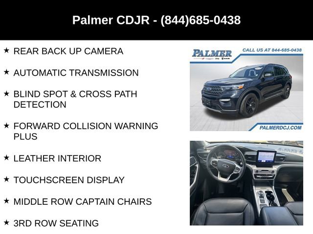 Used 2022 Ford Explorer XLT w/ Equipment Group 202A RWD image 6