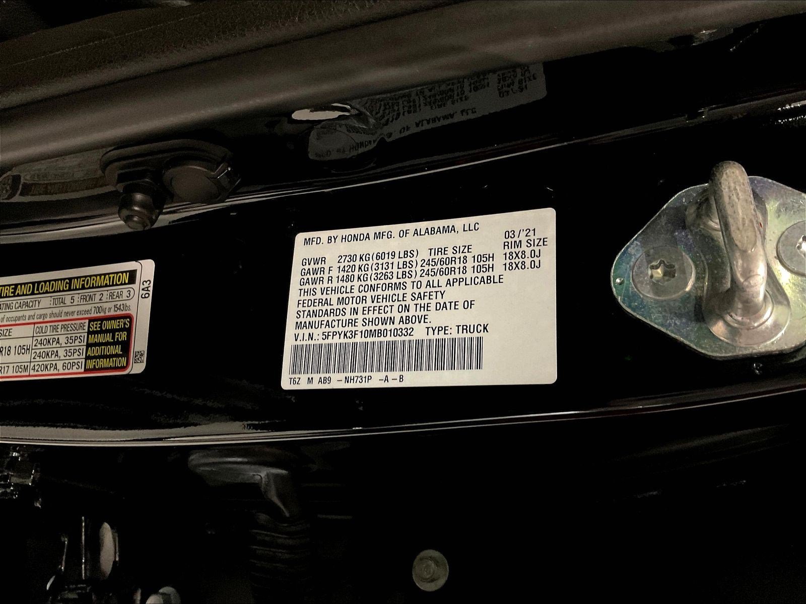 Used 2021 Honda Ridgeline Sport image 20