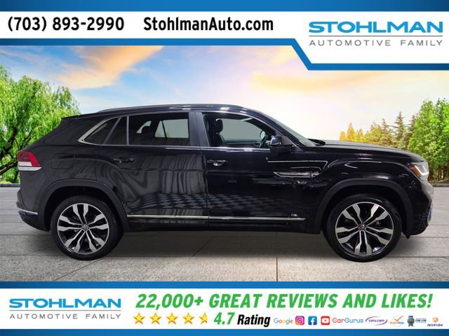 Used 2021 Volkswagen Atlas Cross Sport SEL R-Line AWD/4WD image 3