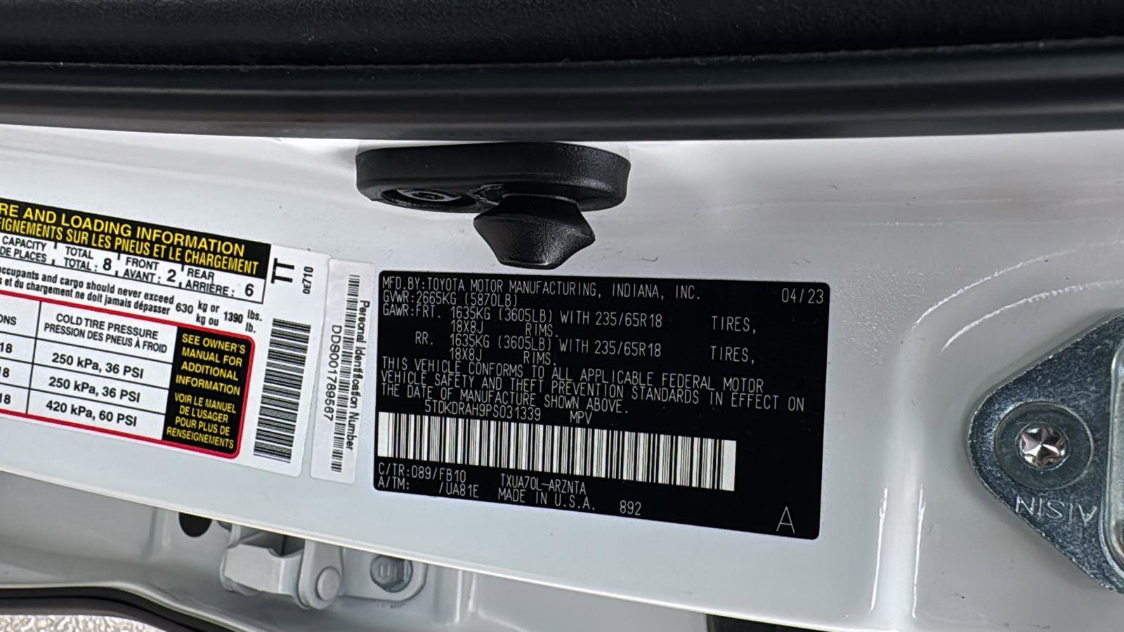 Used 2023 Toyota Highlander L image 23