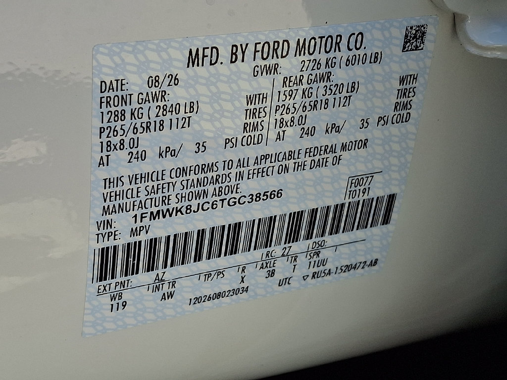 New 2026 Ford Explorer Tremor w/ Tremor Ultimate Package AWD/4WD image 18