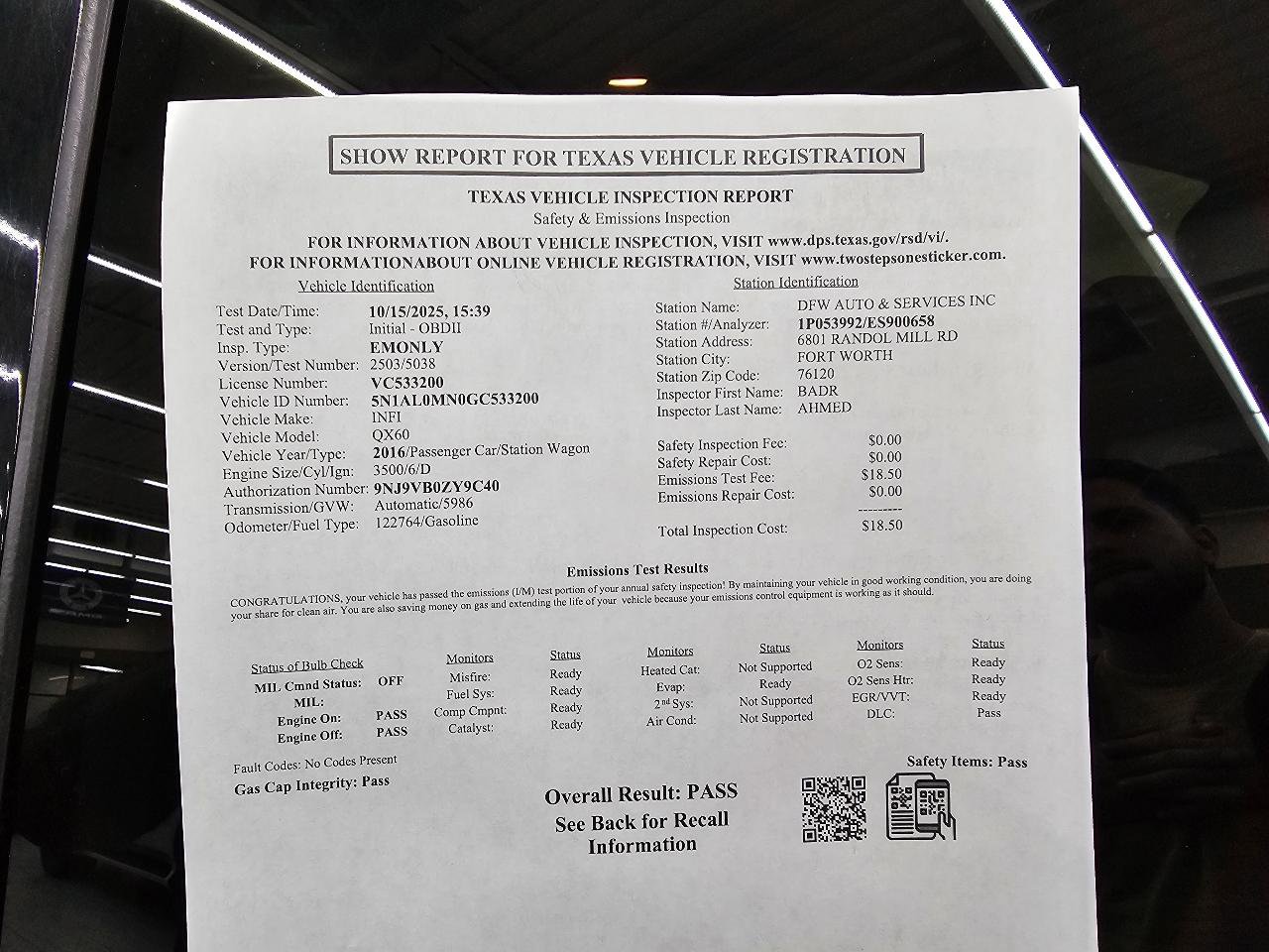 Used 2016 INFINITI QX60 FWD image 46