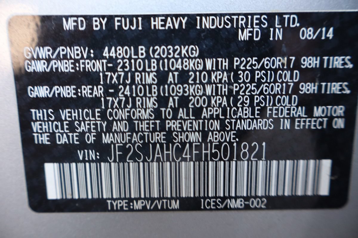 Used 2015 Subaru Forester 2.5i Limited AWD/4WD image 48