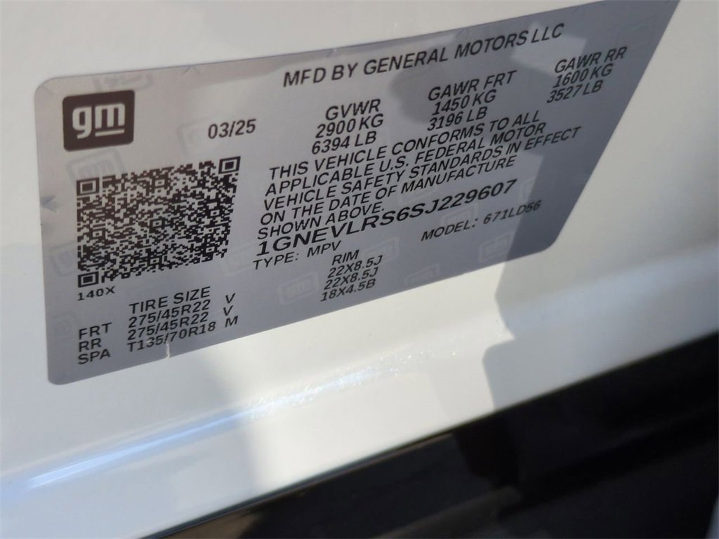 Used 2025 Chevrolet Traverse RS w/ LPO, Floor Liner Package image 34