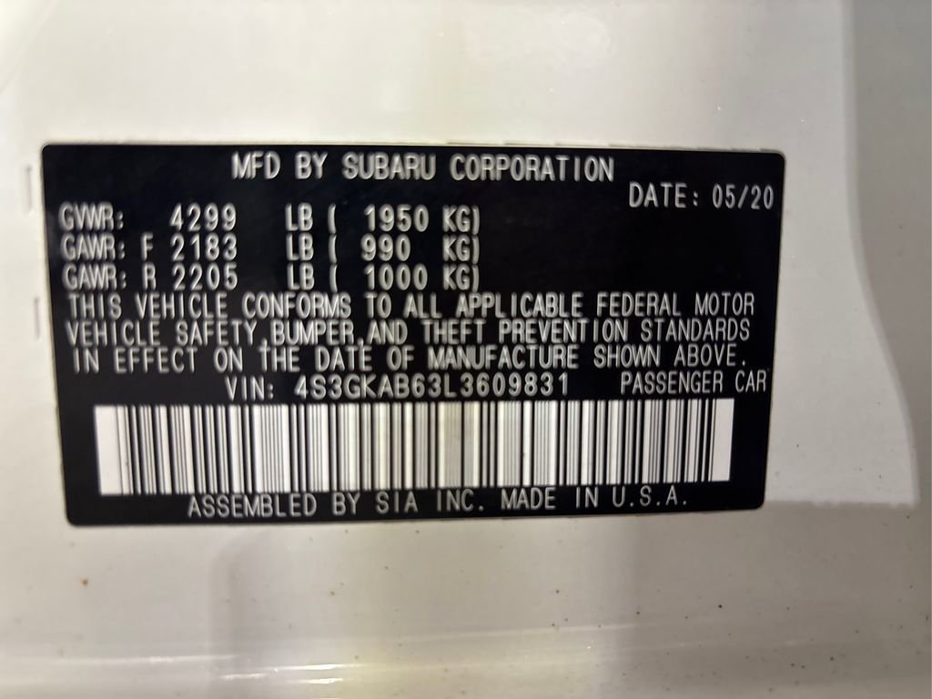 Used 2020 Subaru Impreza 2.0i AWD/4WD image 16