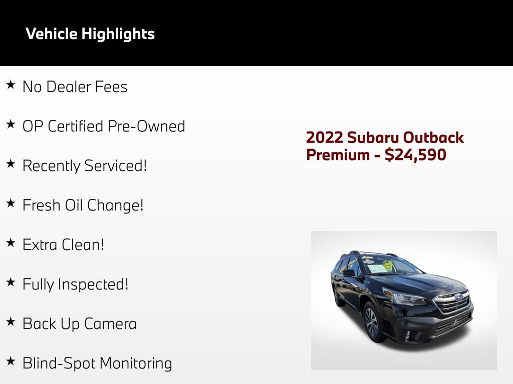 Used 2022 Subaru Outback Premium AWD/4WD image 54