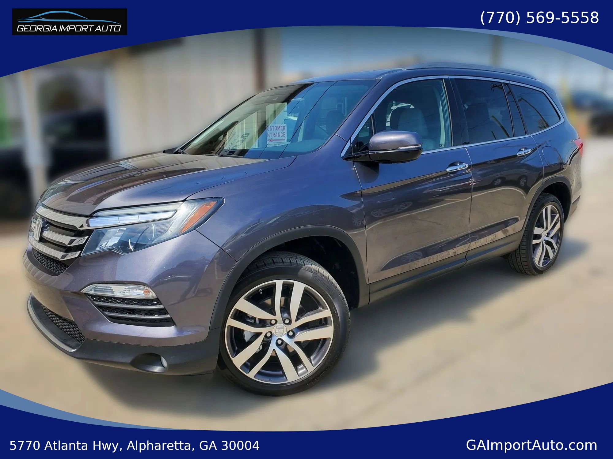 Used 2017 Honda Pilot Touring image 1