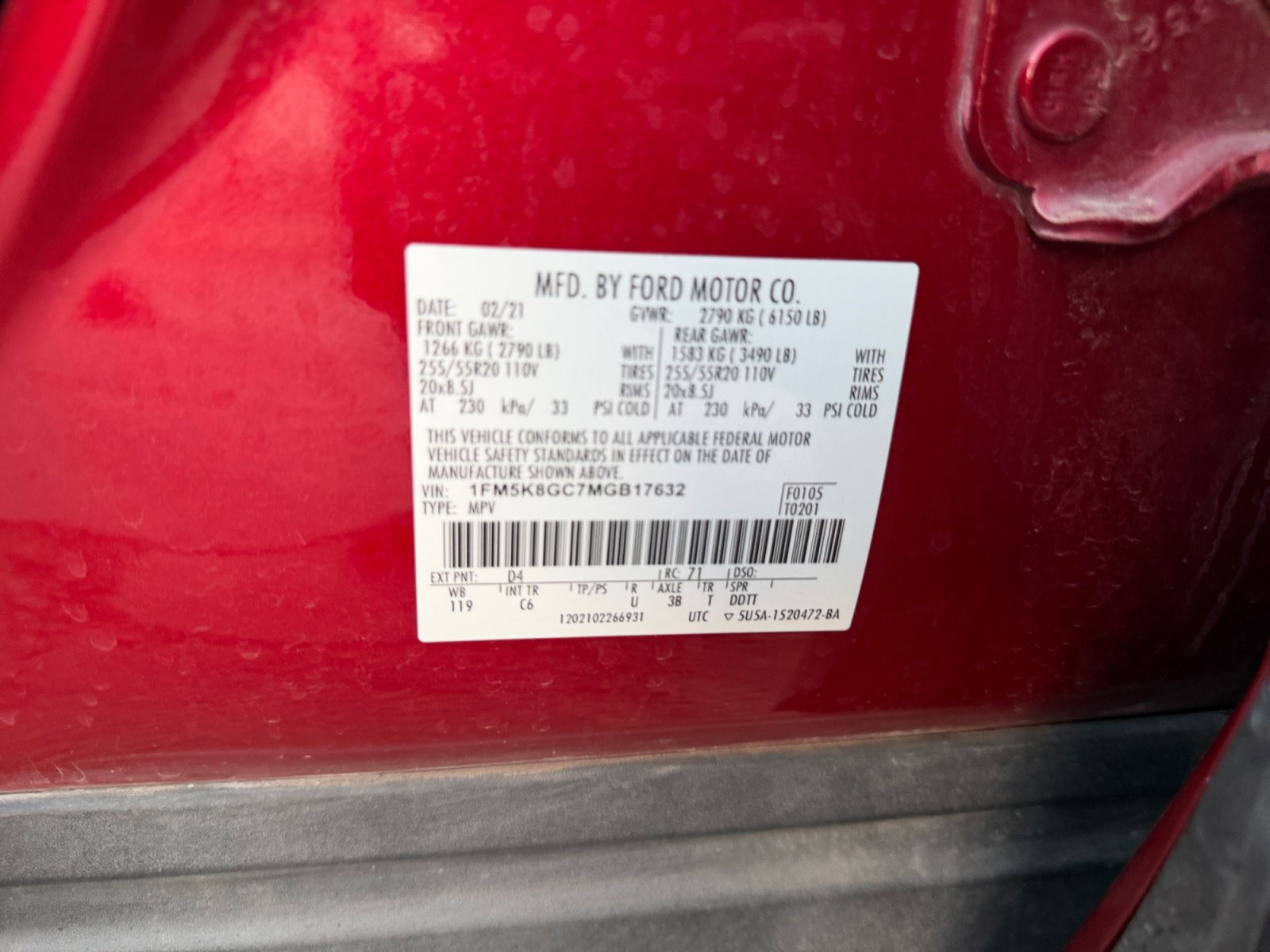 Used 2021 Ford Explorer ST w/ Equipment Group 401A AWD/4WD image 34