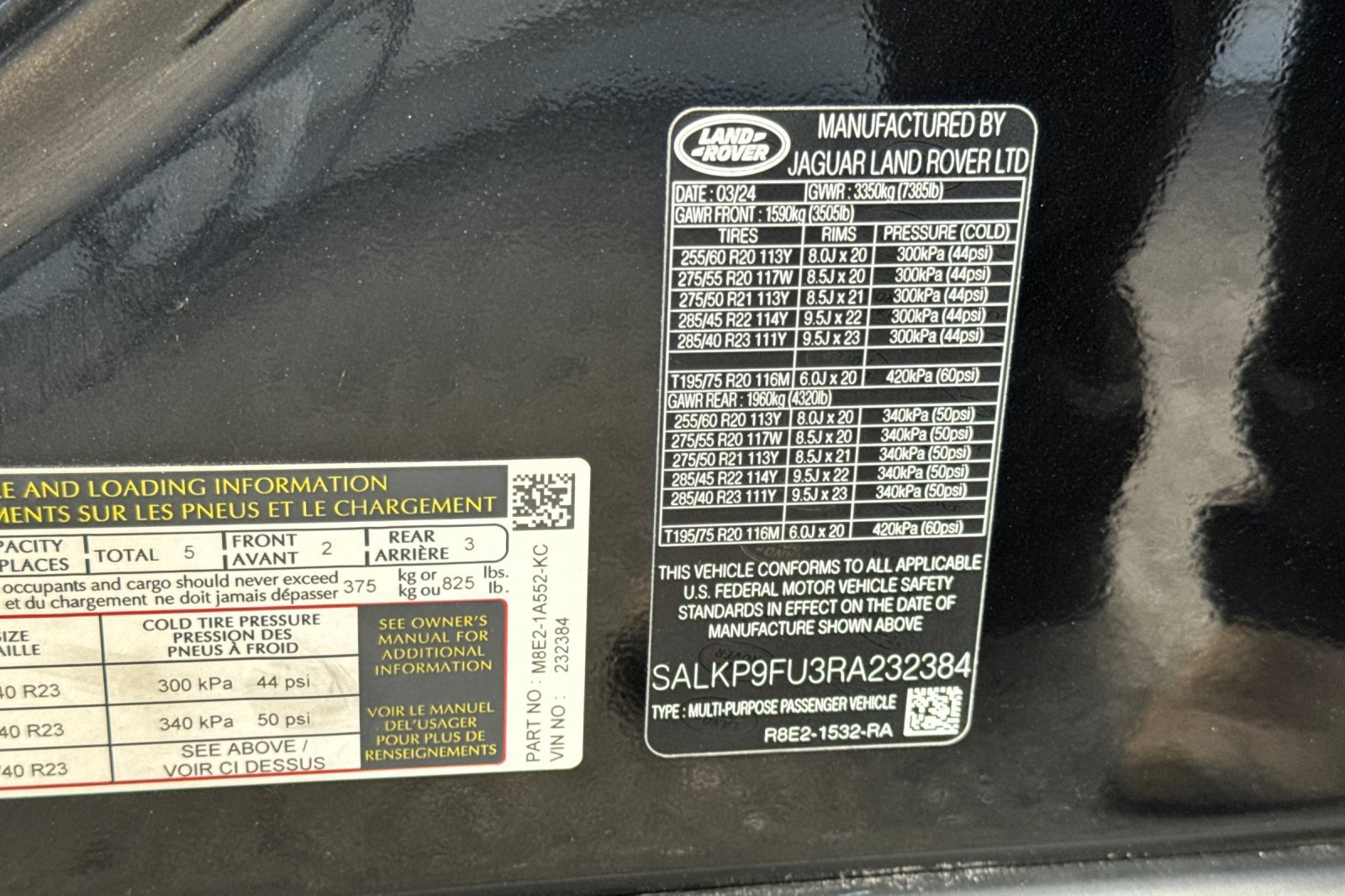 Used 2024 Land Rover Range Rover SE AWD/4WD image 35