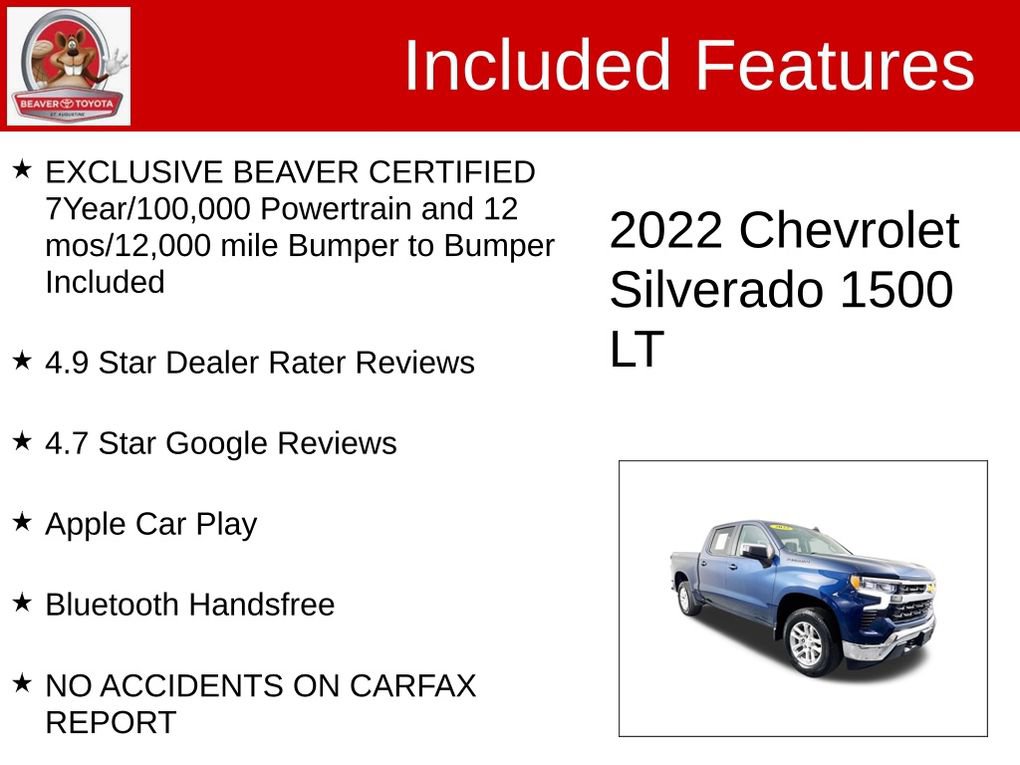 Used 2022 Chevrolet Silverado 1500 LT AWD/4WD image 4