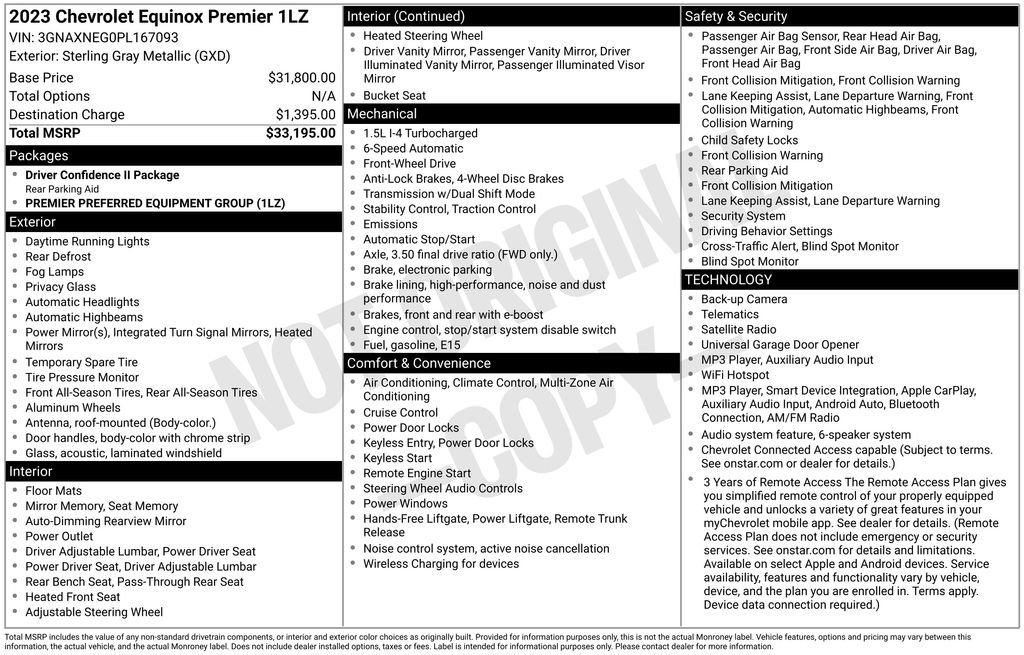 Used 2023 Chevrolet Equinox Premier FWD image 2