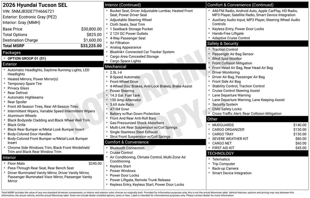 Certified 2026 Hyundai Tucson SEL FWD image 33