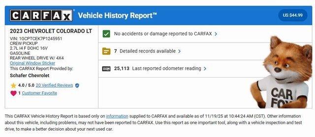 Used 2023 Chevrolet Colorado LT w/ LT Convenience Package III image 5