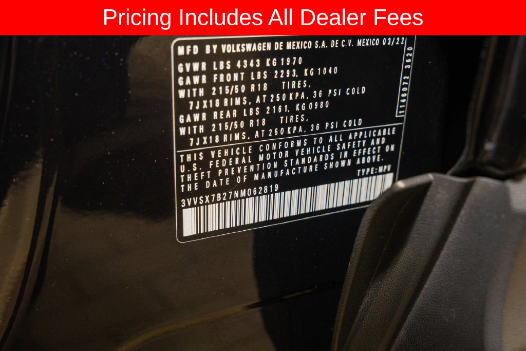 Used 2022 Volkswagen Taos SE FWD image 20