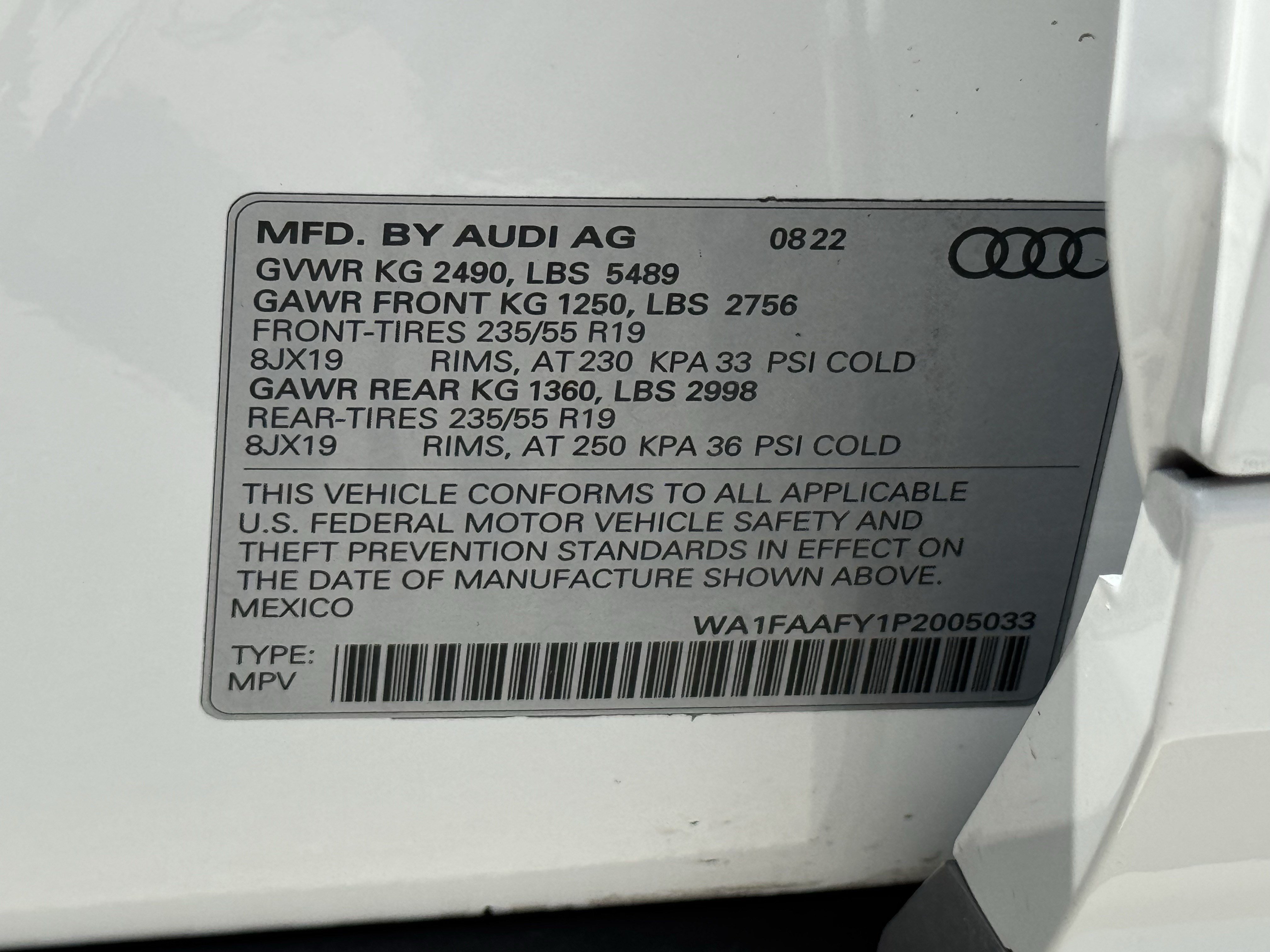 Used 2023 Audi Q5 2.0T Prestige w/ Prestige Package AWD/4WD image 33