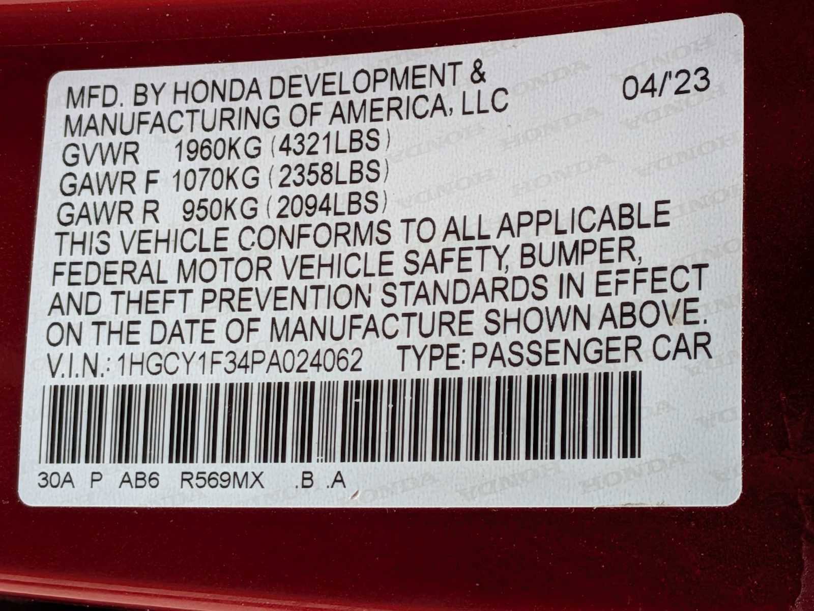 Used 2023 Honda Accord EX image 32