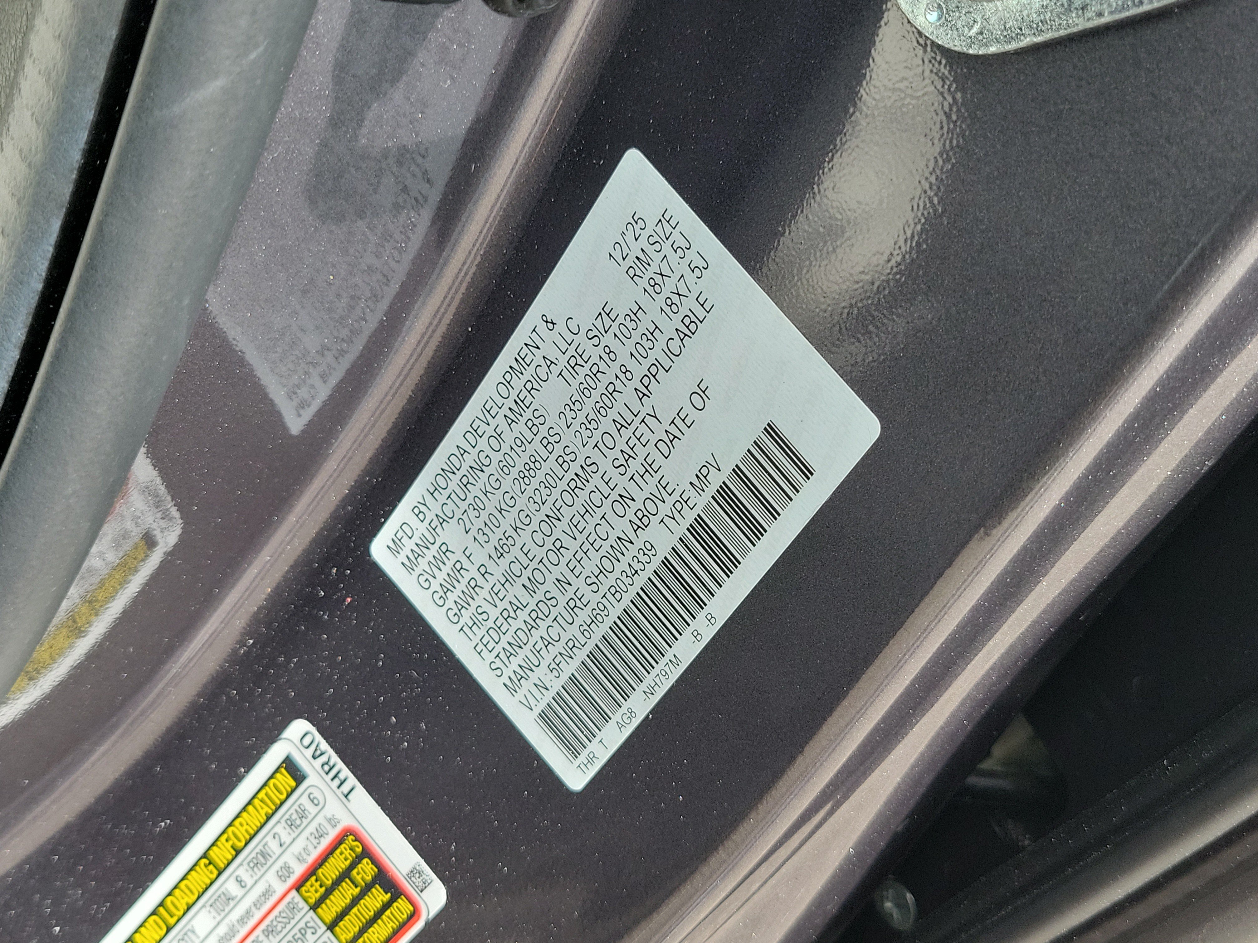 Certified 2026 Honda Odyssey EX-L image 34