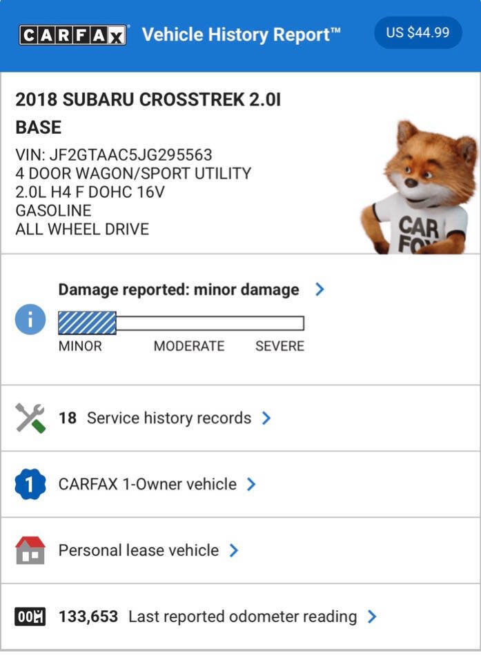 Used 2018 Subaru Crosstrek 2.0i image 77