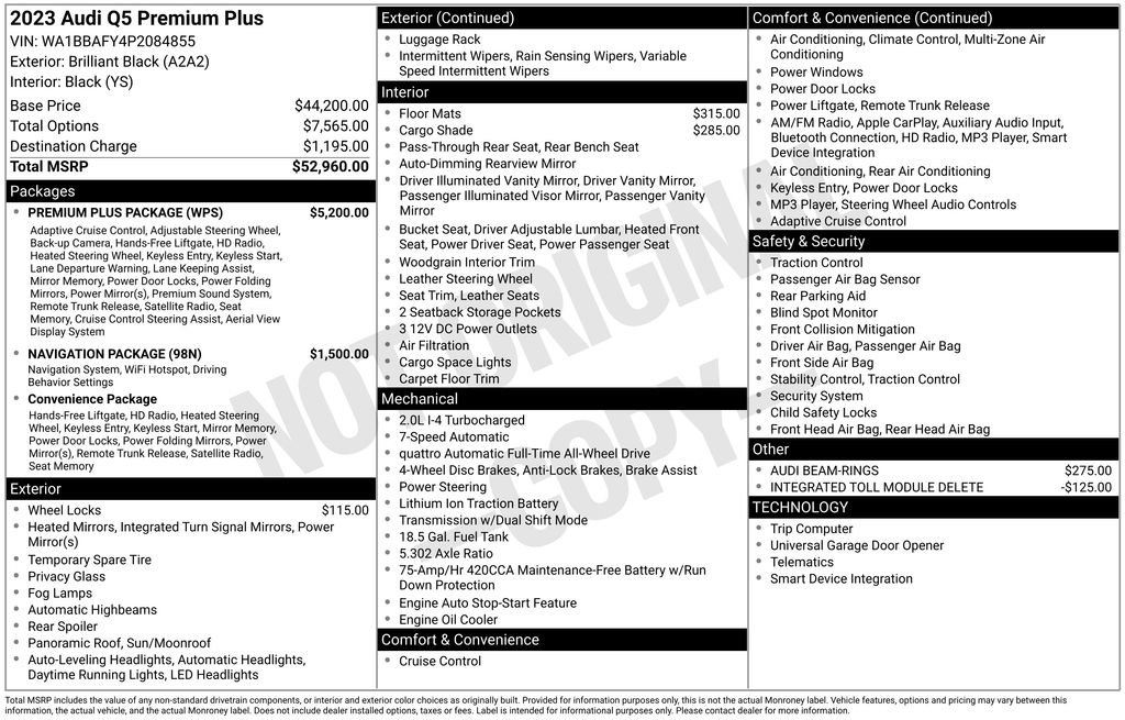 Used 2023 Audi Q5 2.0T Premium Plus w/ Premium Plus Package image 20