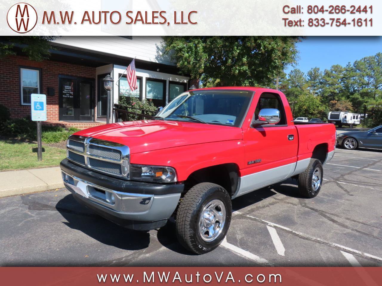 Used 1998 Dodge Ram 1500 Truck 4x4 Regular Cab