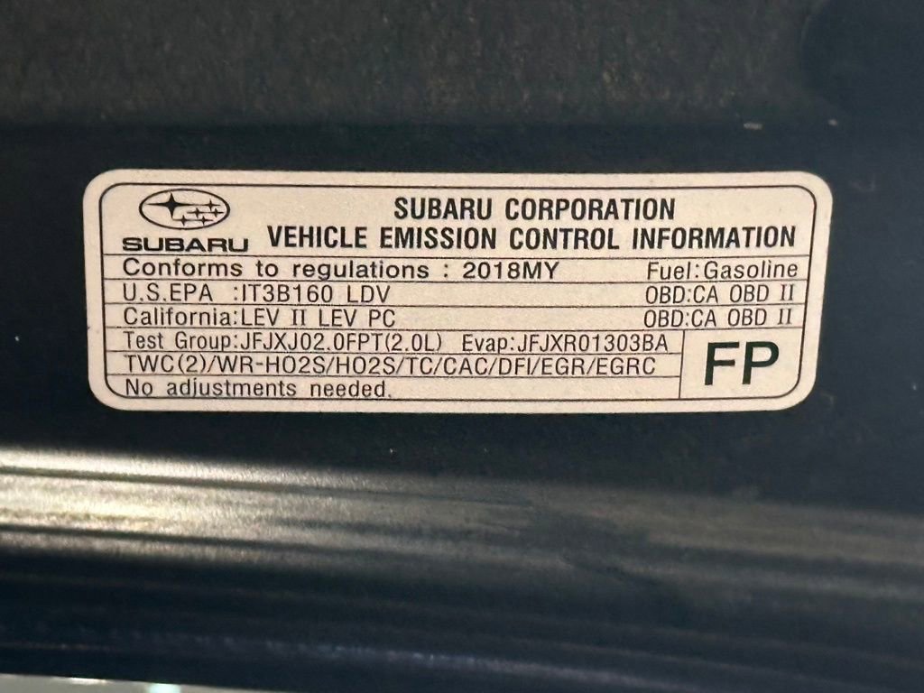 Used 2018 Subaru WRX Premium w/ Performance Package image 37